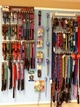 assortment of leashes